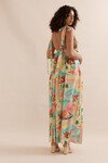 MAXI TIE DRESS (CAPRI LAWN)