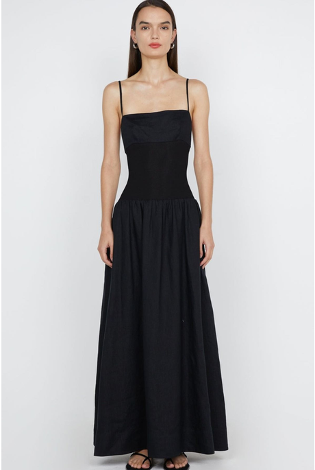 LINA MAXI DRESS (BLACK)