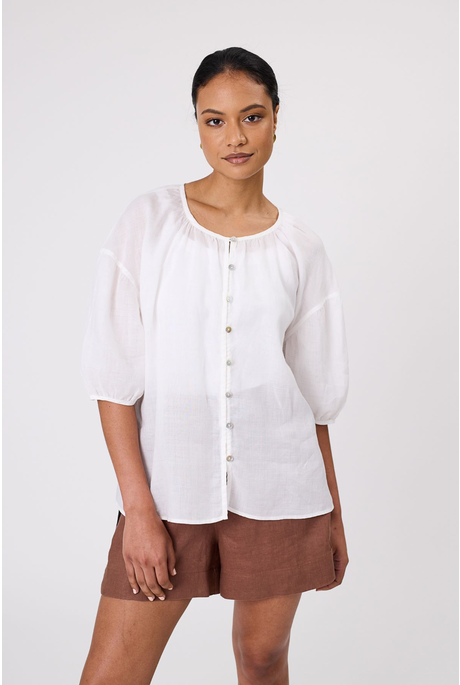 CANNES BLOUSE (IVORY) 