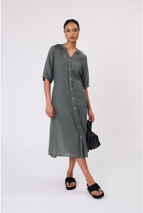 CANNES SHIRT DRESS (CYPRESS)