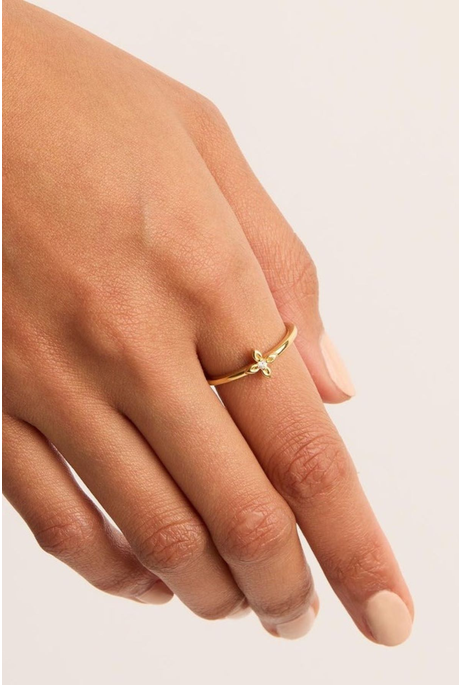 LIVE IN LIGHT RING (18K GOLD VERMEIL)