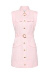 DULCET LOGO MINI DRESS (PASTEL PINK)