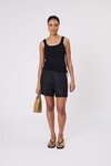 CASA KNIT TANK (BLACK/IVORY)