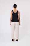 CASA KNIT TANK (BLACK/IVORY)