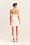 CAMPBELL RUFFLE MINI DRESS (WHITE)