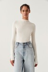 CAROLINE RIB KNIT TOP (IVORY)