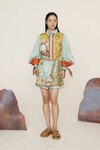 SURREALIST SUMMER MINI SHIRTDRESS (MULIT) | PRE ORDER