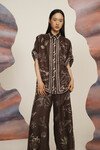 SAMMY SILK SHIRT (CHOCOLATE) | PRE ORDER