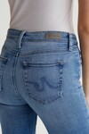 MARI MID RINSE SLIM STRAIGHT JEAN (13 YEAR PROMENADE)