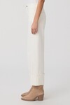 SASHA ANKLE WIDE LEG JEAN (TONAL ECRU)