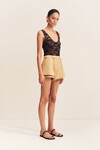 WALLIS LACE SCOOP NECK TANK (BLACK)