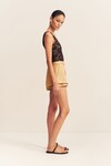 WALLIS LACE SCOOP NECK TANK (BLACK)