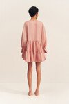 CELESTE TIERED MINI DRESS (ROSE)