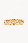 CONNECTED HEARTS RING (18K GOLD VERMEIL)