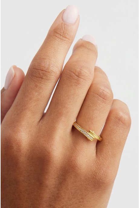 CONNECTION RING (18K GOLD VERMEIL)