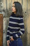 SWEATER THAN YOU JUMPER (NAVY STRIPE) 