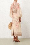 ILLUMINATE BILLOW BLOUSE (CORAL FLORAL)