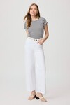 SASHA HIGH RISE WIDE LEG 32" JEANS (CRISP WHITE)