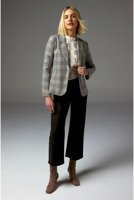 POISE JACKET (MULTI CHECK)