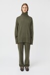 PASCAL CASHMERE BLEND TURTLENECK (ARMY GREEN)