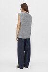 IZARA KNIT VEST (CHARCOAL NAVY) 