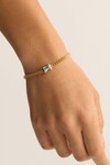 CALM YOUR SOUL TOPAZ BRACELET (18K GOLD VERMEIL)