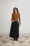 MERINO TWEEDY CROP CARDIGAN (WALNUT)