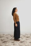 MERINO TWEEDY CROP CARDIGAN (WALNUT)