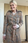 BRENTWOOD TRENCH COAT (CAMEL CHECK)