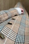 BRENTWOOD TRENCH COAT (CAMEL CHECK)